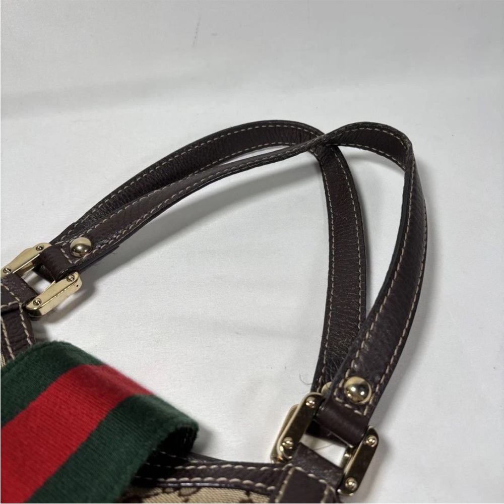 Gucci Brown Monogram Tote Bag - Picture 6 of 16